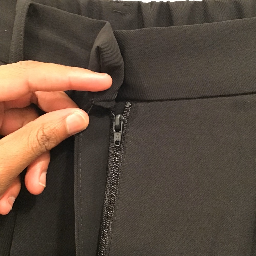 French Connection Pleated Trousers Women Med Black NWT High Waist Office Corp - Picture 9 of 15